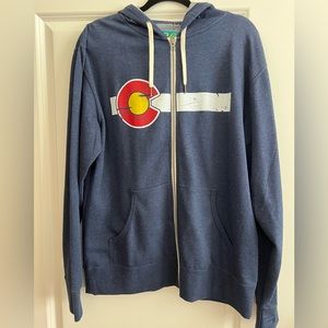 Colorado zip-up sweatshirt with thumb holes